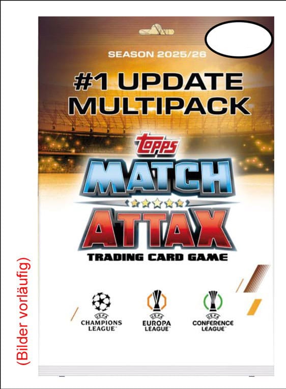 UEFA Champions League Match Attax Trading Cards 2025/26 Mega Multipack Update Scream Team *German Version* Trading cards