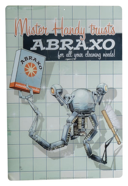 Fallout Metal Sign Mr. Handy