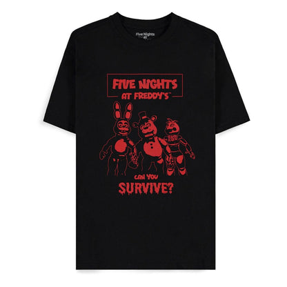 Five Nights at Freddy's T-Shirt Can You Survive  Size XL
