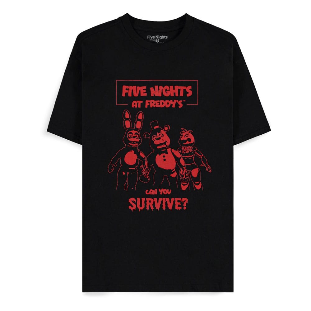 Five Nights at Freddy's T-Shirt Can You Survive  Size S