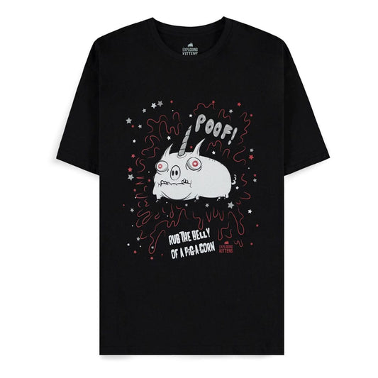 Exploding Kittens T-Shirt POOF! Size L