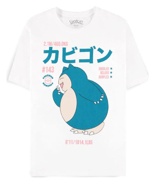 Pokémon T-Shirt Snorlax Size XS