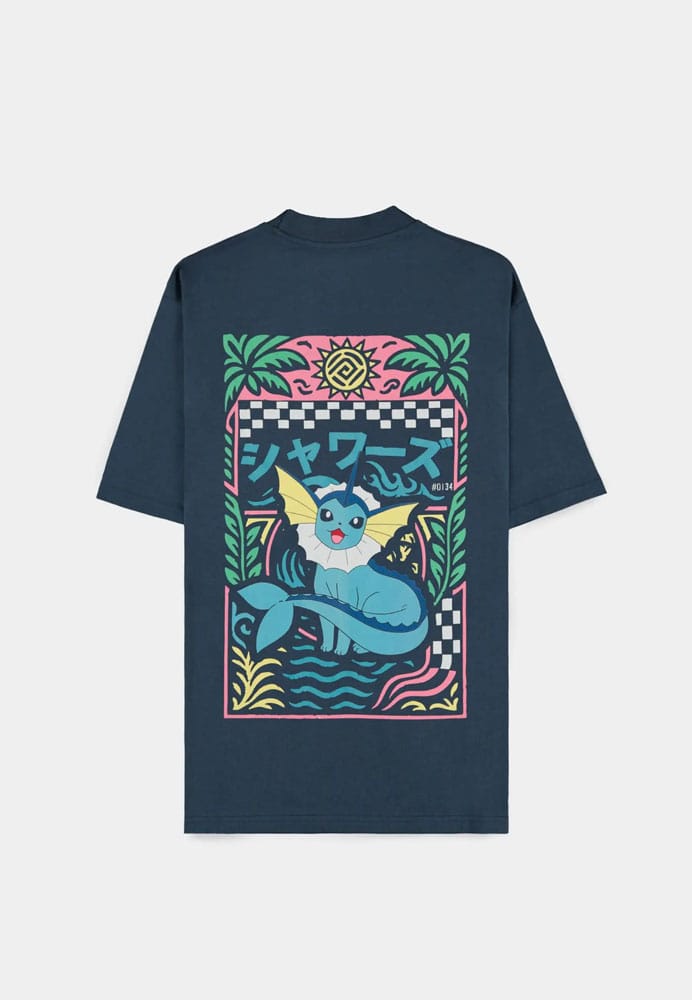 Pokémon T-Shirt Vaporeon Navy