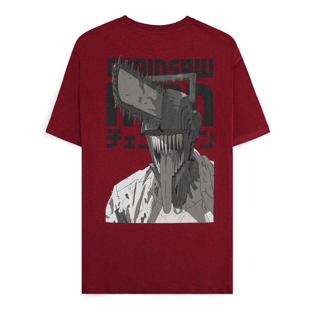 Chainsaw Man T-Shirt Smile Bordeaux  Size XL