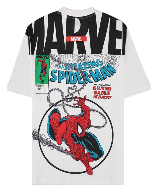 Marvel T-Shirt Spider Man Split Comic  Size S