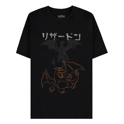 Pokémon T-Shirt Red Charizard Size L