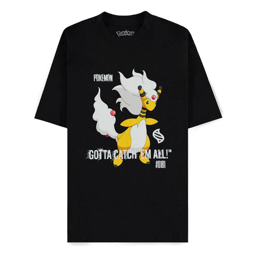 Pokémon Mega Evolutions T-Shirt Mega Ampharos Gotta Catch Em All Size XL