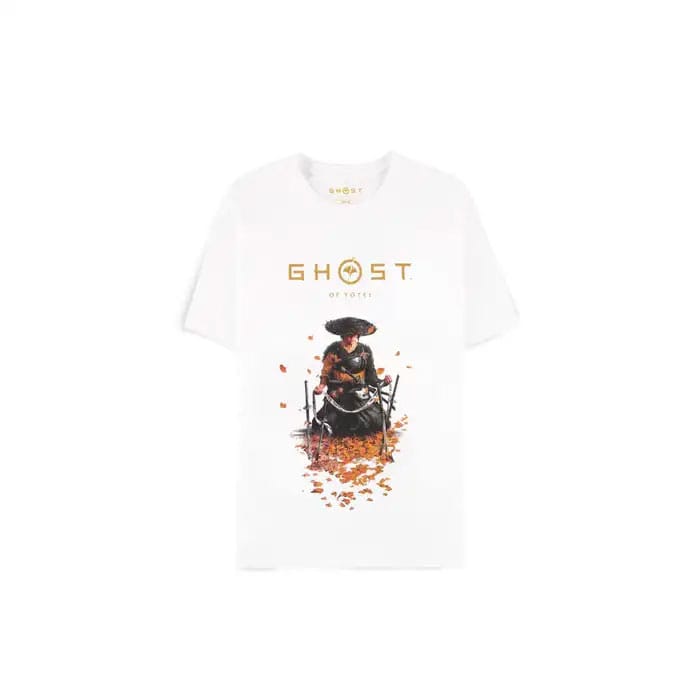 Ghost of Yotei T-Shirt Samurai White Size M T-shirts