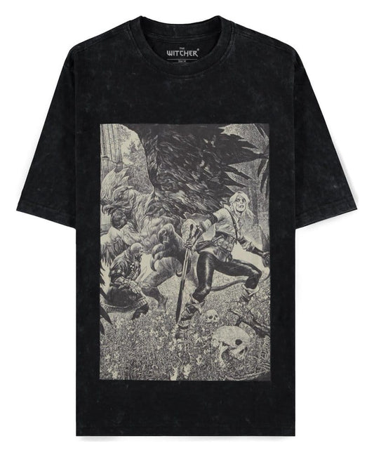 The Witcher T-Shirt Ciri and the Basilisk