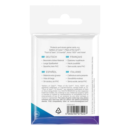 Ultimate Guard Board Game Sleeves (50) - Mini European