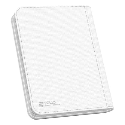 Ultimate Guard Zipfolio 160 8-Pocket Xenoskin - White