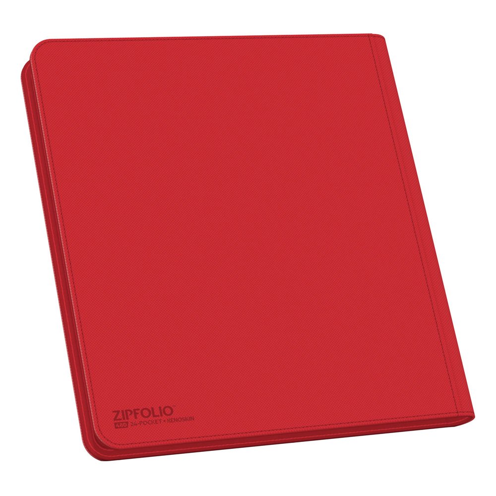 Ultimate Guard Zipfolio 480 24-Pocket Xenoskin - Red Card Portfolios