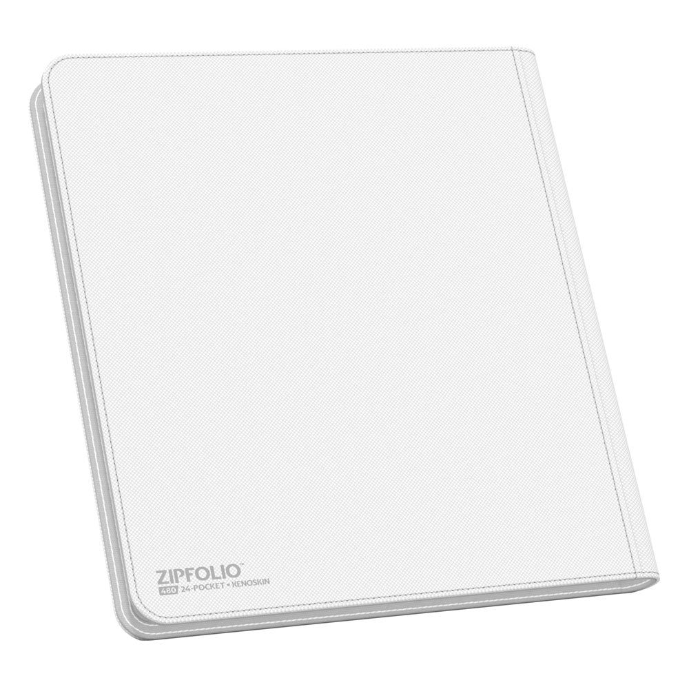 Ultimate Guard Zipfolio 480 24-Pocket Xenoskin - White Card Portfolios