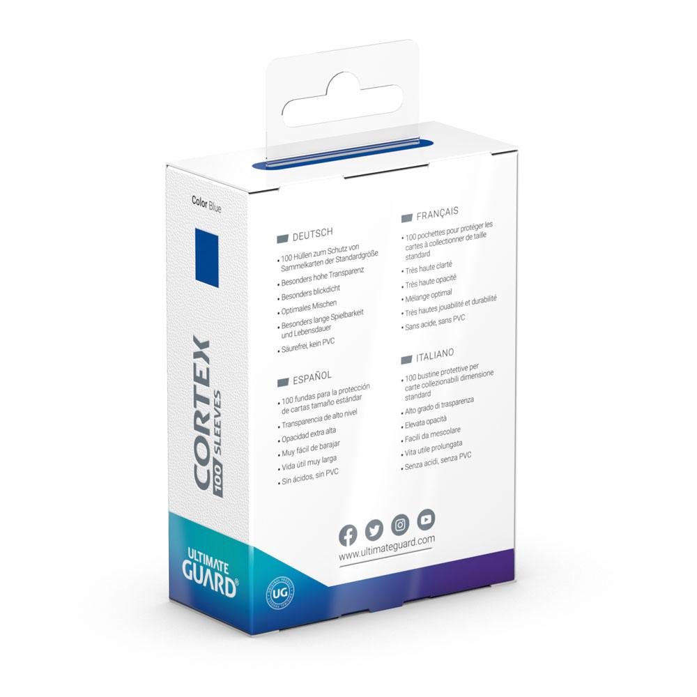 Ultimate Guard Cortex Sleeves Standard Size (100) - Blue Card Sleeves (Standard Size)