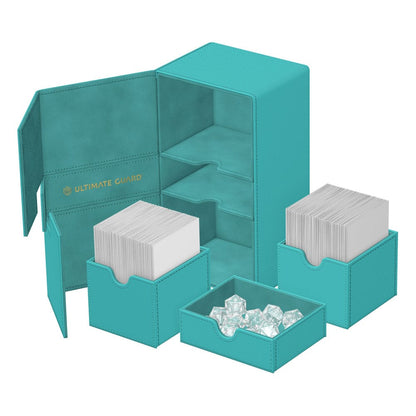 Ultimate Guard Twin Flip'n'Tray 200+ Xenoskin "Summer Edition 2025" - Lagoon