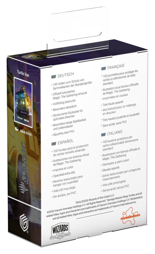 Ultimate Guard Art Sleeves Magic: The Gathering | Teenage Mutant Ninja Turtles - Pizza Box