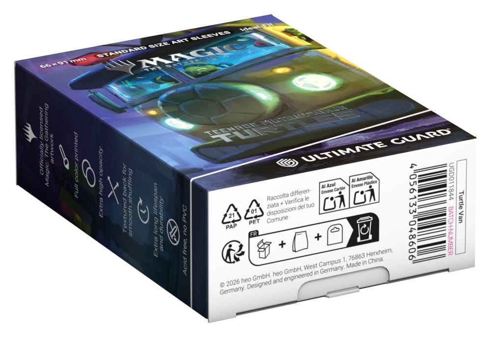 Ultimate Guard Art Sleeves Magic: The Gathering | Teenage Mutant Ninja Turtles - Pizza Box