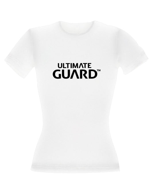Ultimate Guard Ladies T-Shirt Wordmark White Size XS T-shirts