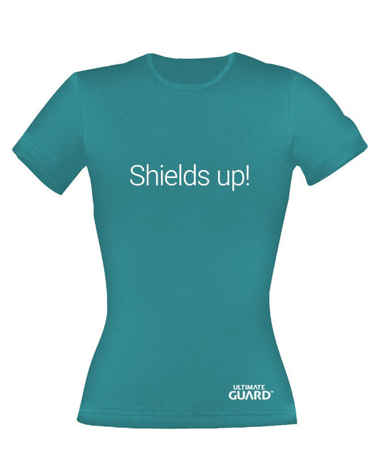 Ultimate Guard Ladies T-Shirt Shields Up! Petrol Blue