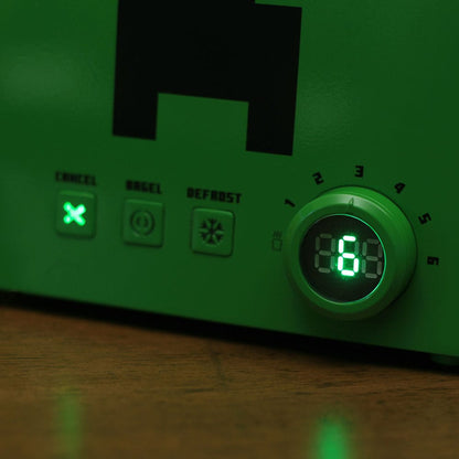Minecraft Toaster Green Creeper Cube