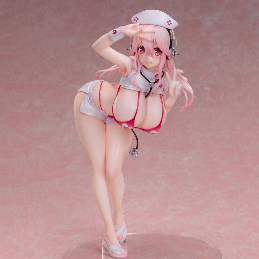 Super Sonico PVC Statue 1/6 Super Sonico Nurse Bikini Ver. 22 cm Statues