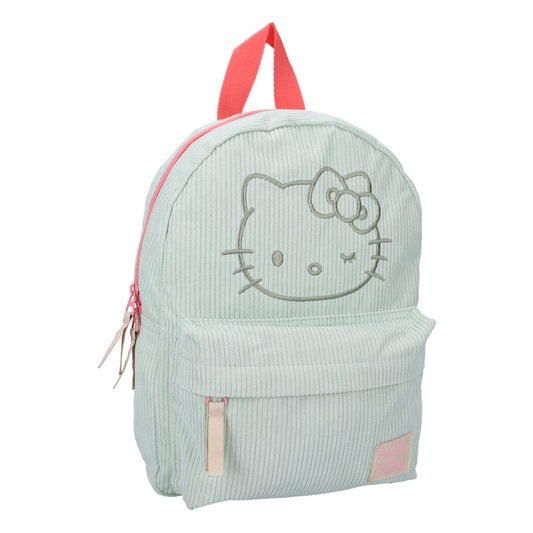 Sanrio Backpack Hello Kitty Have a Nice Day Green Bags