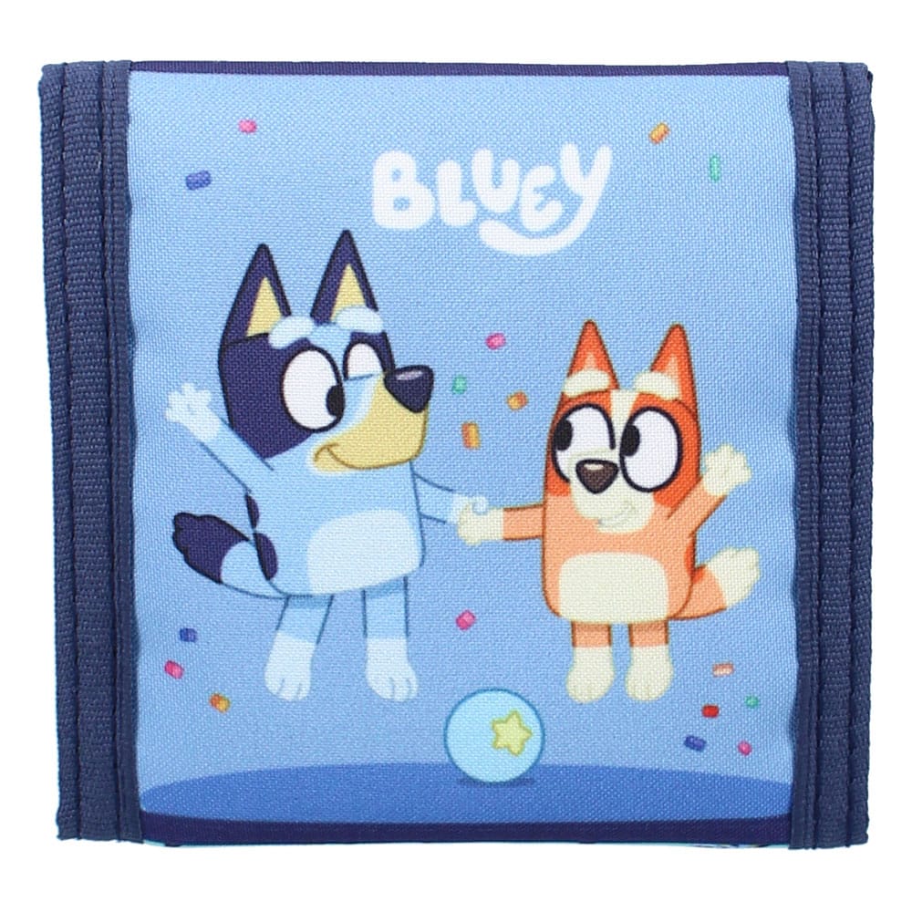 Bluey Wallet Black Bluey Best Friends Fun Wallets
