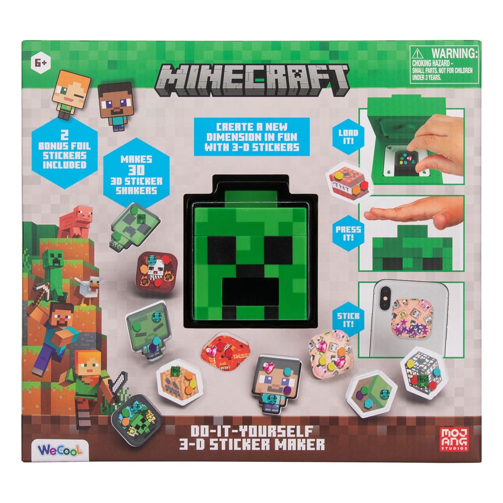 Minecraft 3D Sticker Maker Patches & Stickers