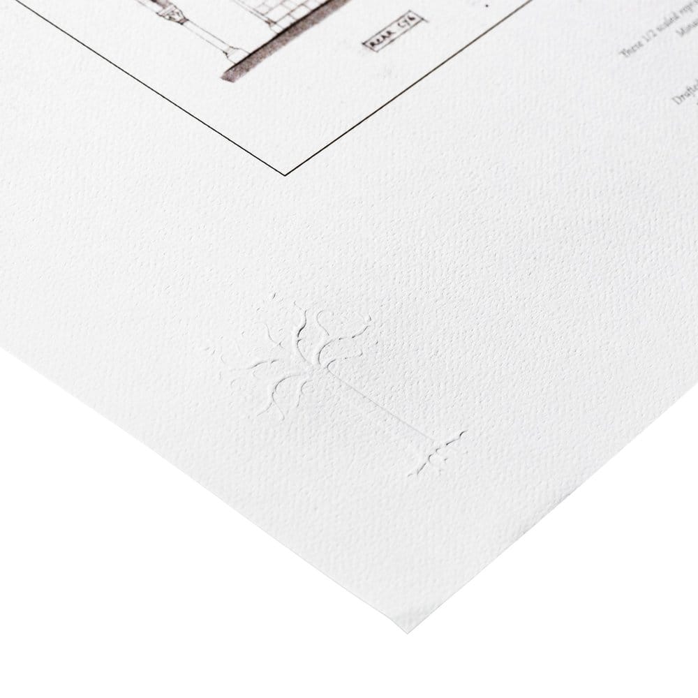 Lord of the Rings Blueprint Art Print The Courtyard of Minas Tirith 59 x 42 cm