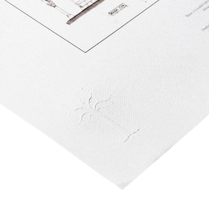 Lord of the Rings Blueprint Art Print The Courtyard of Minas Tirith 59 x 42 cm