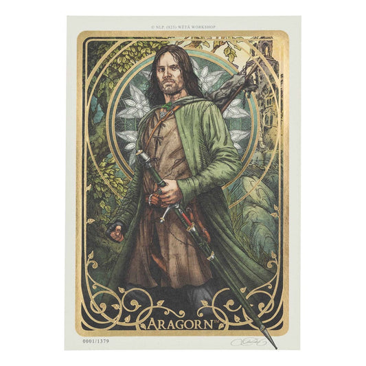 Lord of the Rings Art Print Aragorn Art Card 14 x 21 cm Limited Edition Posters & Wallscrolls