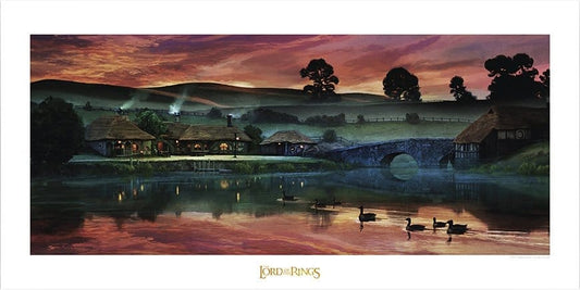 Lord of the Rings Art Print Return to the Green Dragon Inn 59 x 42 cm