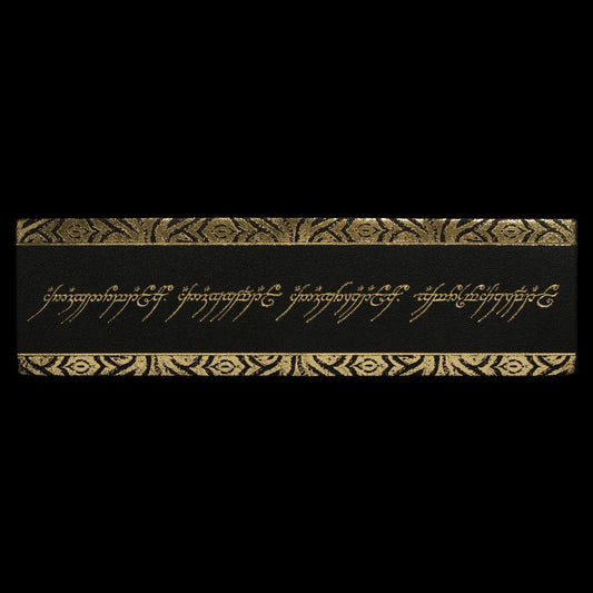 Lord of the Rings Leather Bookmark The One Ring Inscription