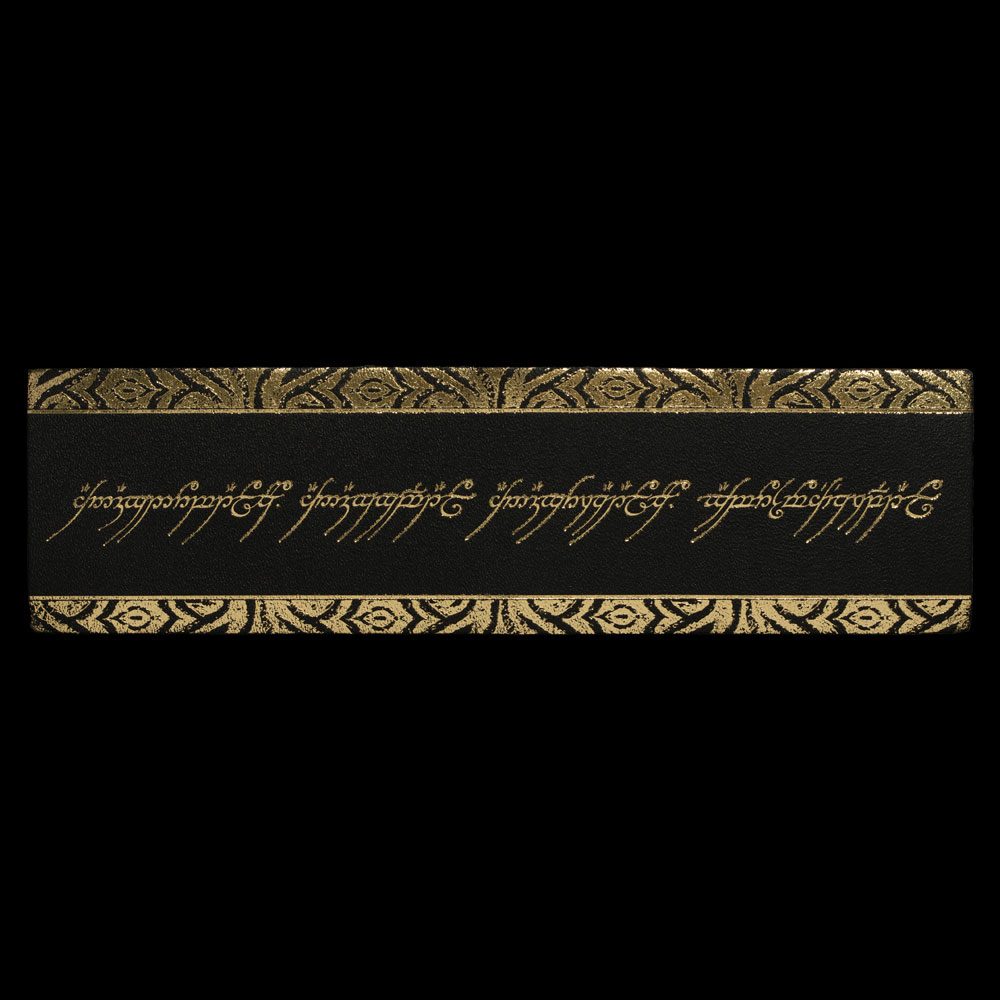 Lord of the Rings Leather Bookmark The One Ring Inscription