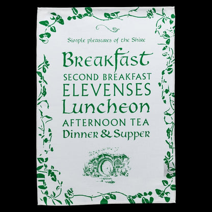 Lord of the Rings Tea Towel Simple Pleasures of the Shire 72 cm