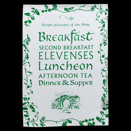 Lord of the Rings Tea Towel Simple Pleasures of the Shire 72 cm