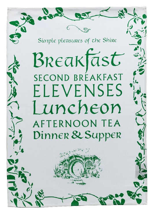 Lord of the Rings Tea Towel Simple Pleasures of the Shire 72 cm