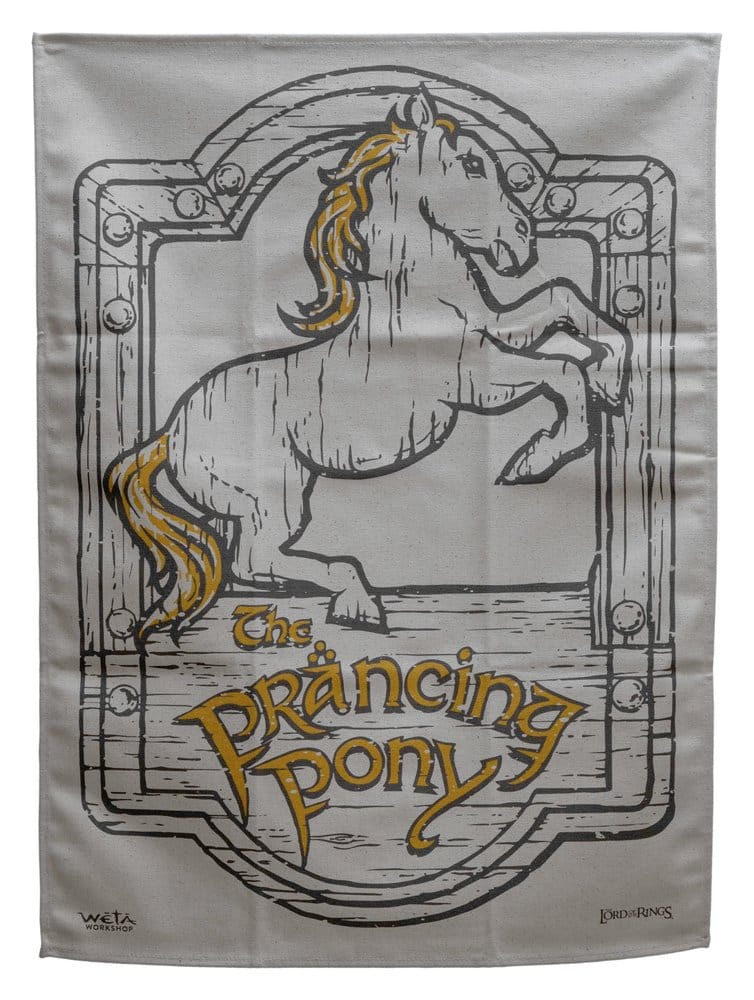 Lord of the Rings Tea Towel 2-Pack Green Dragon & Prancing Pony 69 cm