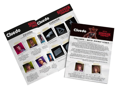 Stranger Things Board Game Clue *German Version*