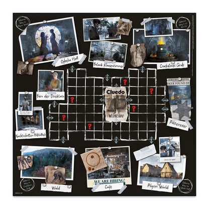 Wednesday Board Game Clue *German Version*