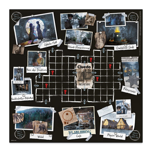 Wednesday Board Game Clue *German Version*