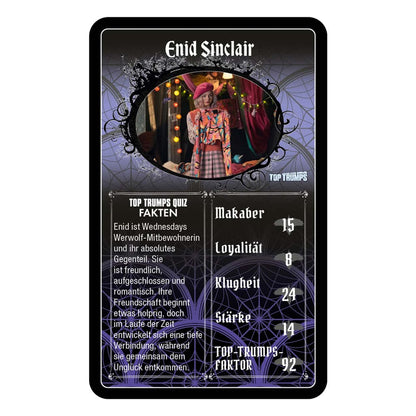 Wednesday Card Game Top Trumps *German Version*