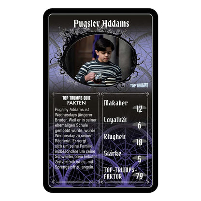 Wednesday Card Game Top Trumps *German Version*