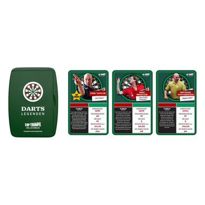 Darts Card Game Top Trumps Collectables Legenden *German Version*
