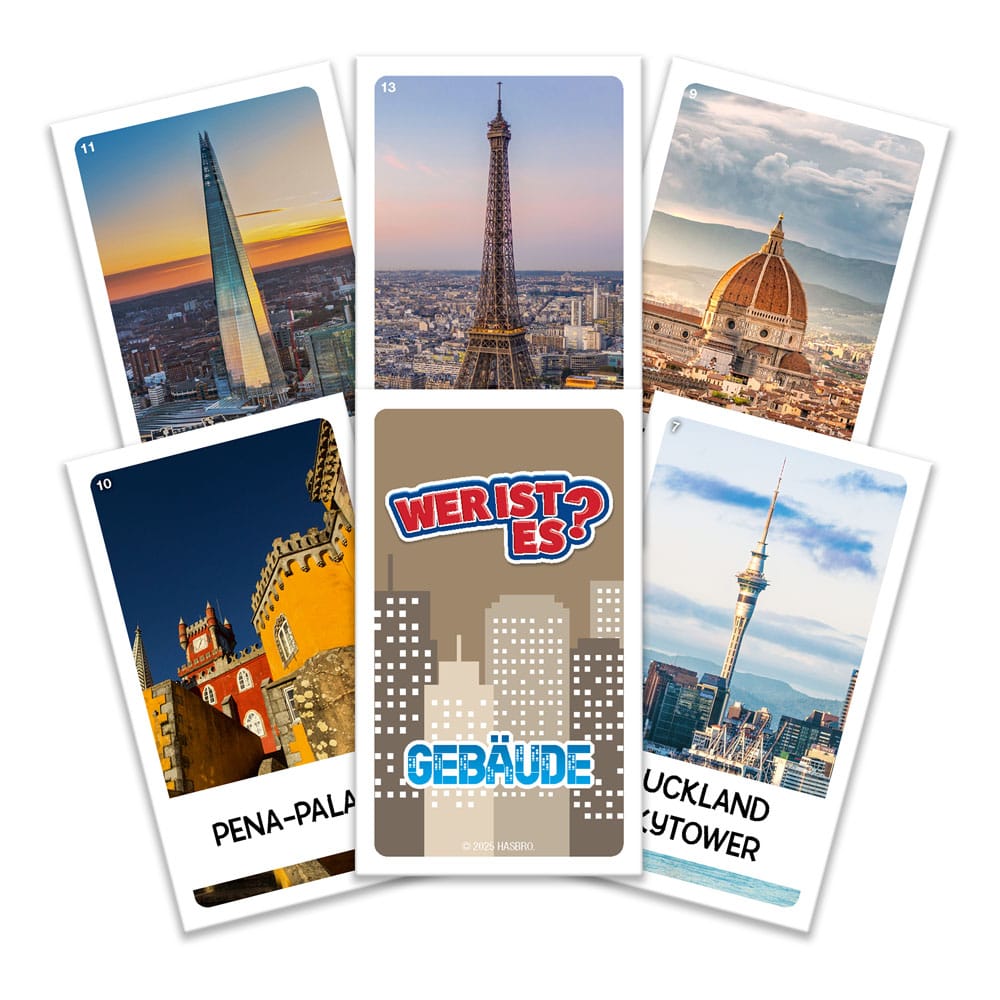 Board Game Guess Who Berühmte Gebäude *German Version*