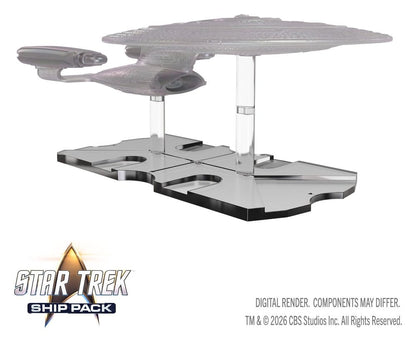 Star Trek Ship Pack Boxed prepainted Miniatures U.S.S. Enterprise - 60th Anniversary Edition 22 cm