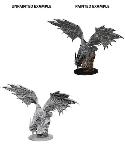 Pathfinder Battles Deep Cuts Unpainted Miniature Silver Dragon Case (6)