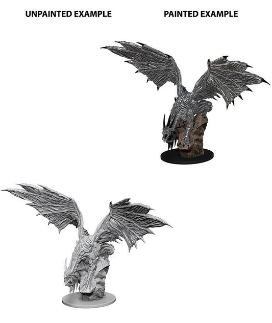 Pathfinder Battles Deep Cuts Unpainted Miniature Silver Dragon Case (6) Miniature Gaming & Tabletop