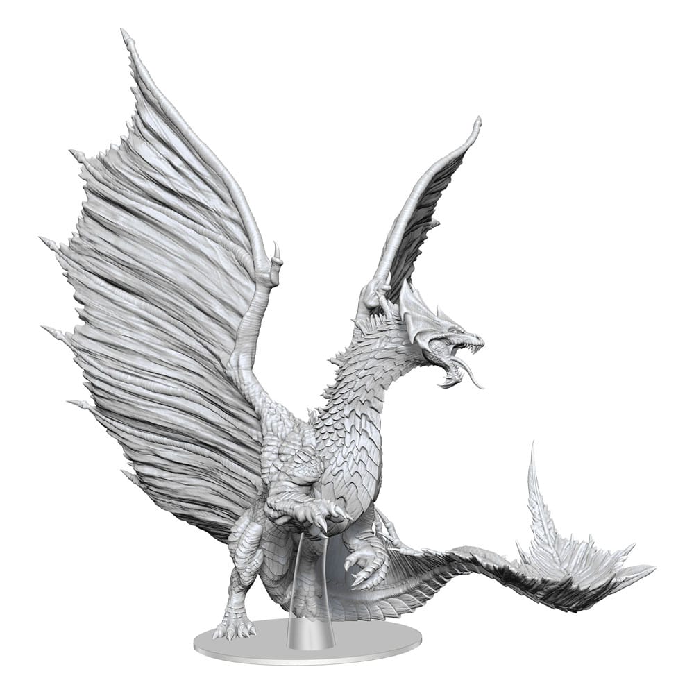 Dungeons & Dragons Frameworks Miniature Model Kit Adult Brass Dragon Miniature Gaming & Tabletop