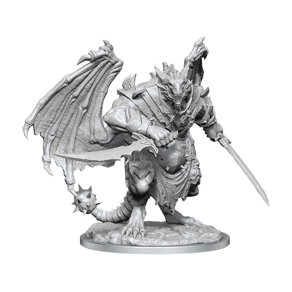 D&D Nolzur’s Marvelous Miniatures Unpainted Miniature Draconian Dreadnought Miniature Gaming & Tabletop
